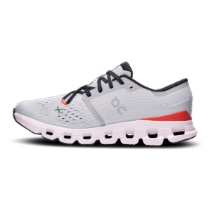 Alternative view of On Running Cloud X4 argent flamme