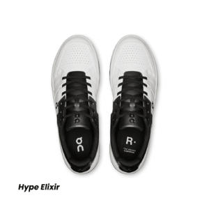 Alternative view of ON Running THE ROGER Clubhouse blanc noir